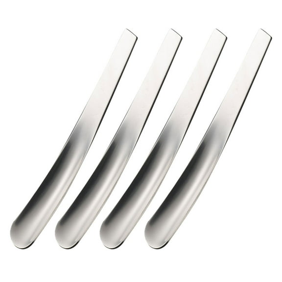 4 Pcs Boiled Egg Spoon Forks Silverware Custard Home Spoons