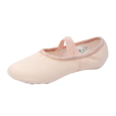 

kpoplk Slippers For Toddler Girls Children Shoes Dance Shoes Warm Dance Ballet Performance Indoor Shoes Yoga Baby Girls Shoes(A)