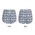 thumbnail image 3 of Pofeuu Police Car Print Women's Athletic Shorts Running Workout Shorts Tummy Control Quick Dry Gym Shorts with Pockets Double layer sports shorts-Large, 3 of 7