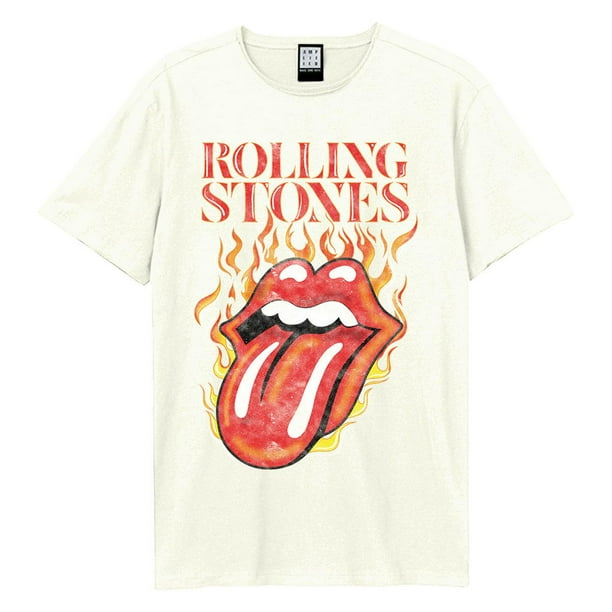Rolling Stones - Camiseta Para Hombre, Color Azul Y Solitario