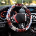 thumbnail image 3 of Uorisanigo American Flag 15 Inch Steering Wheel Cover Horse Print Car Steering Wheel Protector for Women Easy to Install Car Steering Wheel Cover for Winter Car Accessories Gift for Holiday, 3 of 8
