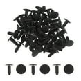 thumbnail image 2 of Unique Bargains 50Pcs Fender Liner Fastener Rivet Push Clips Retainer 6x4.5mm Hole Dia, 2 of 2