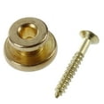 thumbnail image 3 of 6pcs Golden Strap Button w/ Mounting Screw for Guitar Mandolin, 3 of 5