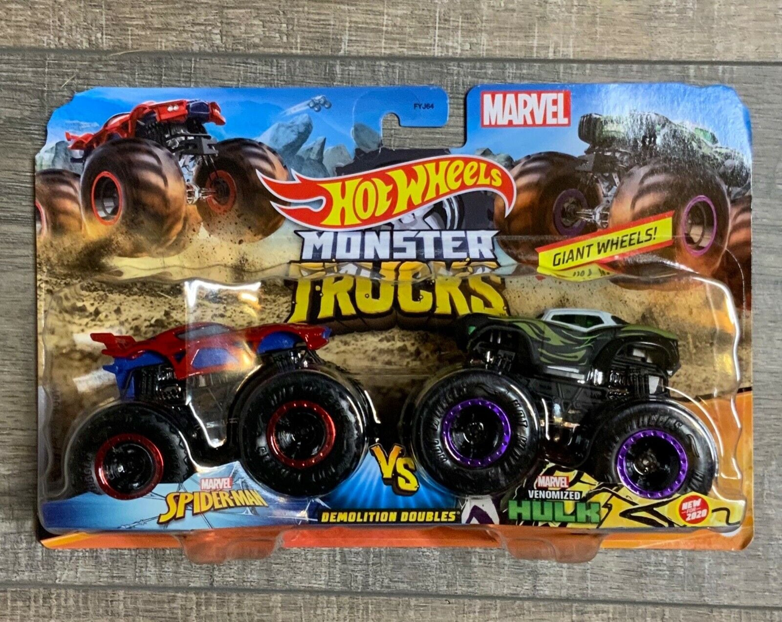 hot wheels monster trucks spiderman hulk