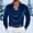 Mens shirts clearance-Blue, variant on Guieoi Shirts for Men Vintage Solid Color Long Sleeve Pleated Collar Top Casual Velvet Men's Shirt Black L