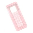 thumbnail image 1 of Silic Case Protective Cover for Calculators , Transparent Pink, 1 of 8