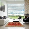 thumbnail image 7 of Ahgly Company Machine Washable Indoor Square Traditional Bronze Brown Area Rugs, 3' Square, 7 of 7