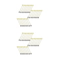 thumbnail image 1 of Paquete de 24 alfileres de solapa Toystoory con broches de seguridad de acero inoxidable color Oro Tapón de perlas, 1 of 6