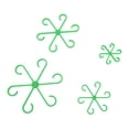 thumbnail image 1 of 4 Uds Clips Para Tallos De Plantas Soportes De Soporte De Vid Reutilizables Para Plantas Trepadoras Con 4 Tamaños 2,3 Pulgadas 3,0 Pulgadas 4,6 Pulgadas 5,3 Pulgadas, 1 of 7