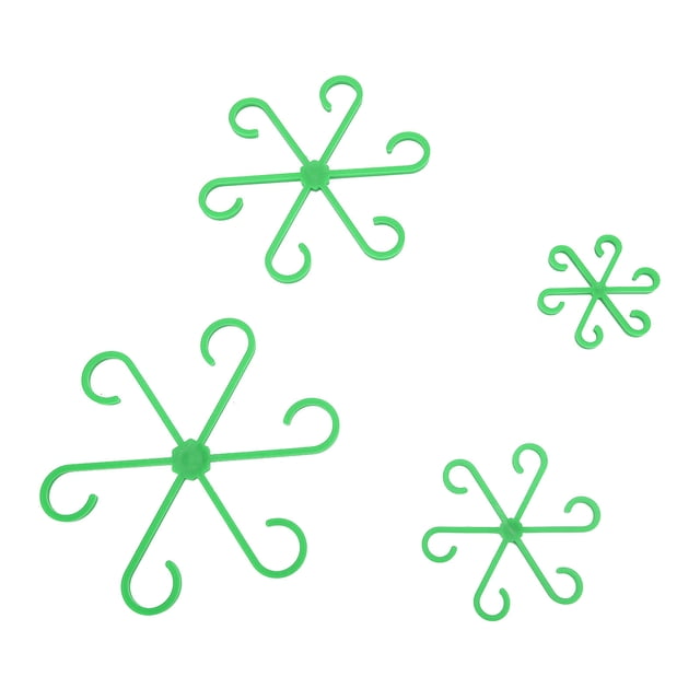 4 Uds Clips Para Tallos De Plantas Soportes De Soporte De Vid Reutilizables Para Plantas Trepadoras Con 4 Tamaños 2,3 Pulgadas 3,0 Pulgadas 4,6 Pulgadas 5,3 Pulgadas