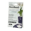 Deco Beads (Black) 1/2 Ounce Pack Makes 6 Cups of Decorative Beads Gel Vase Filler