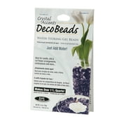 Deco Beads (Black) 1/2 Ounce Pack Makes 6 Cups of Decorative Beads Gel Vase Filler