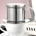 thumbnail image 3 of Lubelski Portable Stainless Steel Coffee Dripper Reusable Filter Drip Pot Cup Cookware, 3 of 9