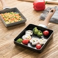 thumbnail image 3 of Frying Pan Steak Pot Non Stick Stainless Steel Material Kitchen Wok Pan with Handle General Pan for Home Kitchen Cooking, 3 of 21