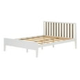 thumbnail image 3 of Plank+Beam Scandinavian Queen Bed Frame with Headboard, Solid Wood Adults Platform Bed, 3 of 8