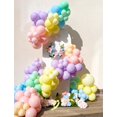 thumbnail image 2 of Kit de guirnaldas en forma de arco con forma de globo Haolongfa Pastel Rainbow, 2 of 8