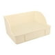 thumbnail image 5 of Para jaula, bandeja de arena esquinera, caja de orinal antisalpicaduras, inodoro para jaula, caja de ropa de cama para mascotas Blanco, 5 of 9