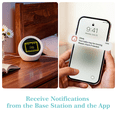thumbnail image 4 of WUUK BABY Sock Monitor | Tracks Sleep & Movement | Base Station & App Monitoring/Notification, No Subscription, 3 Included Sock Sizes, 0–18 Months, 2.4/5 GHz Wi-Fi, 4 of 7