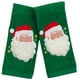 thumbnail image 1 of Serafina Home - Juego de 2 toallas de baño navideñas con bordado de Papá Noel Sherpa y dobladillo cosido, 12.0 x 18.0 in, 100 % algodón, 1 of 1