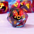 thumbnail image 3 of shiyou-Beholder'S Eye DND Dice- Dragon Eye Liquid Core Sharp Edge Handmade Dice Set for Dungeons and Dragons Ttrpg, Multi-Sided RPG Polyhedral Resin Roleplaying(Blue Red, 3 of 4