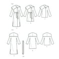 thumbnail image 6 of Simplicity Pattern: EASY-TO-SEW, Simplicity Sewing Pattern S9015 Misses' & Misses' Petite Coat with Belt Sizes H5 (6-8-10-12-14), 6 of 7