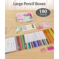 thumbnail image 4 of Estuche para lápices Sooez Back to School, paquete de 6 unidades, extra grande, 4 of 7