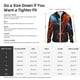thumbnail image 5 of Fotbe Red And Blue Fire Bird Chaqueta con Protección Solar UPF 50+ para Hombre y Mujer, Camisa con Capucha y Bolsillos-Medium, 5 of 7