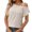 Beige, variant on Conairie Off The Shoulder Top For Women Short Sleeve Solid Loose Shirts Comfy Soft Summer Outfits Clothes 2026 Beach Beige L