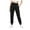 Black, variant on adviicd Cargo Joggers for Women High Waisted Scrub Joggers Draswstring Elastic Waist Stretchy Pants with Zip Pockets (Black, XXL)