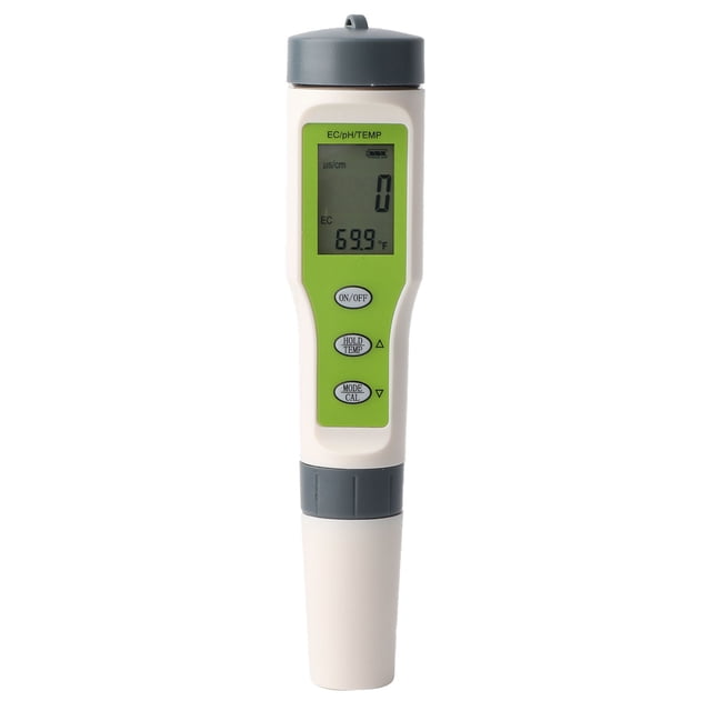 Viccilley Testeur numérique - 3 en 1 Portable numérique EC PH Température mètre Testeur de qualité de l'eau Stylo de Test de pureté