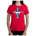 thumbnail image 2 of Wild Bobby Ford Mustang Retro USA Vintage Logo Classic Bar, Cars and Trucks Womens Premium T-Shirt, 2 of 6
