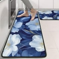 thumbnail image 2 of Kitchen Rugs Sets Of 2,Pioneer Flower Floral Print Pattern Anti Fatigue Kitchen Mat Rugs Non Slip Washable,Decorative Kitchen Floor Mats for Kitchen,Sink,Laundry,17"x47"+17"x47", 2 of 5