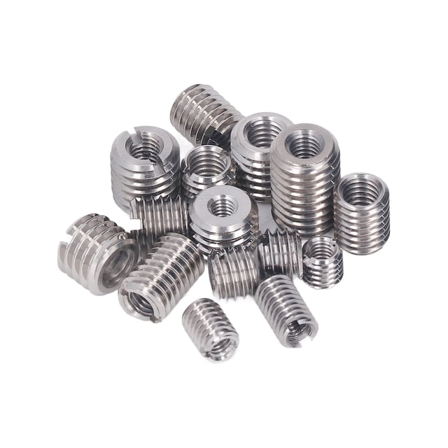 Insertos 75 Piezas Kit De Herramientas Surtido De Tuercas De Insertos Roscados De Acero Inoxidable Para Reparación De Roscas