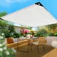 thumbnail image 5 of Tela de sombra Protector solar Cubierta de malla HDPE blanco 90% Protección UV para patio Invernadero Pérgola Plantas Jardines Ojales para balcones Bordes encintados | 200x300cm 200x200cm, 5 of 8