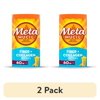 (2 pack) Metamucil Fiber Supplement with Collagen, Fiber Powder, Sugar Free Orange, 60 Servings