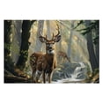 thumbnail image 5 of WYYP Deer Forest Stream Wooden Jigsaw Puzzle Challenging Difficult Wood Puzzles for Adults 1000 PCS, 5 of 6