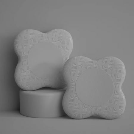 

PERZOE Kneeling Pads 1 Pair Yoga Props Ergonomic Shape Safe Extra Thick Yoga Knee Pad Cushions