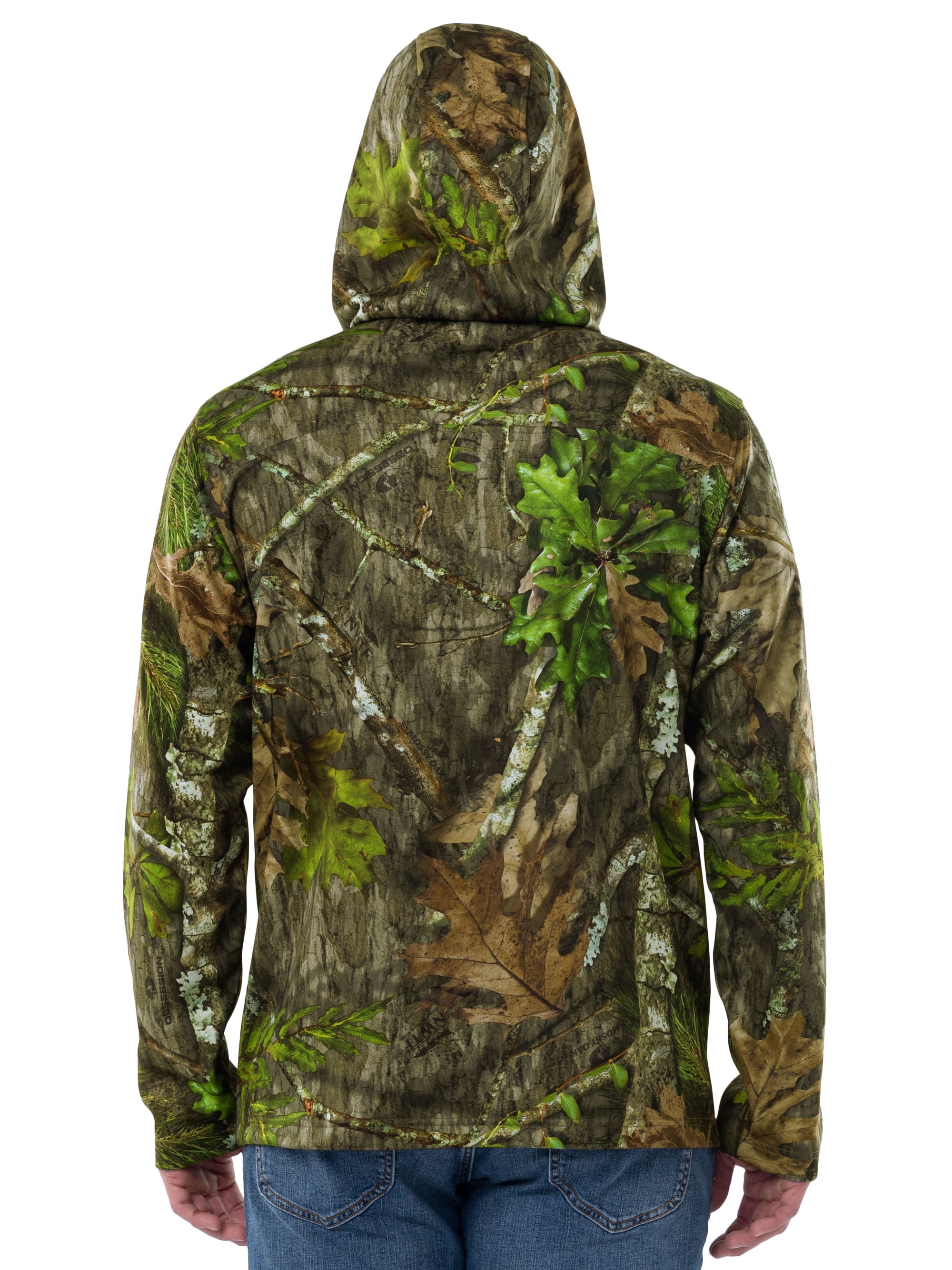 Mossy Oak Men's Full-zip Camo Turkey Hunting Hoodie