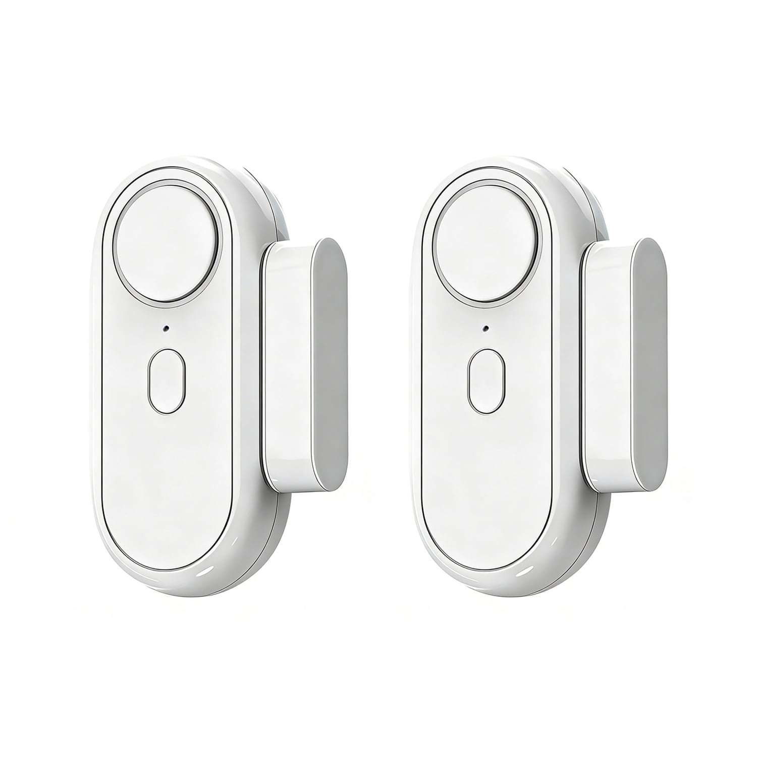 2 Pack Door Window Alarm, 120dB Magnetic Entry Alert Door Alarm When Opened Wireless Door Sensor Alarm for Office Store Home Security, White