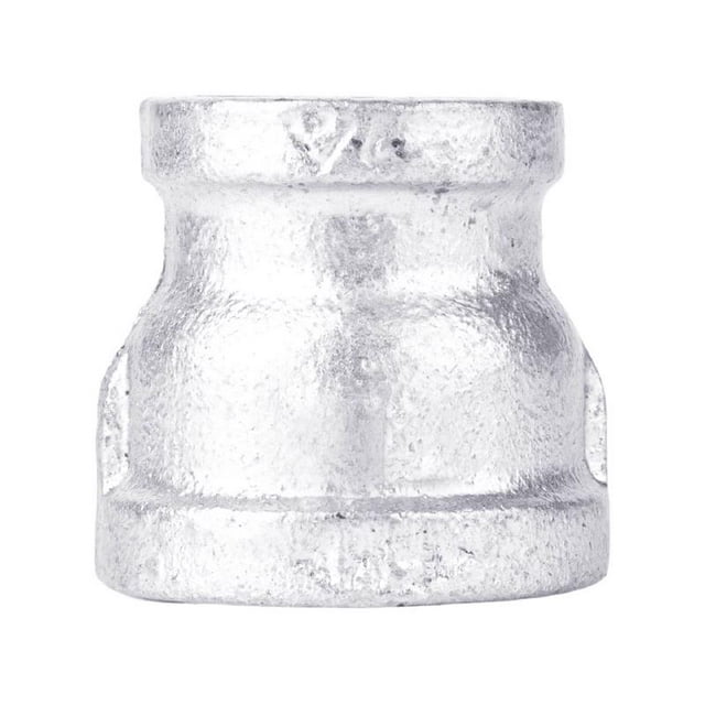 Acoplamiento reductor STZ Industries, hierro galvanizado, 1/2 x 1/4 pulgadas