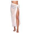 thumbnail image 1 of Paréo de Plage pour Femmes Jupe de Bikini en Chiffon Compatible Maillot de Bain, 1 of 3