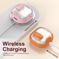 thumbnail image 4 of Allytechgroup for AirPods 4 Case with Cleaner Kit &Keychain, for Airpods 4th Generation Case (2024) with Phone Stand Compatible with Mag-safe Powerful Drop Protection Magnetic Lid, Gold, 4 of 5