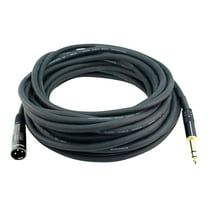 Monoprice XLR Male to 1/4in TRS Male Cable - 50 Feet | 16AWG, Gold Plated - Premier Series