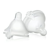 Evenflo Balance + Wide Neck BPA-Free Silicone Slow Flow Baby Bottle Nipple - 0 Months+, 2ct