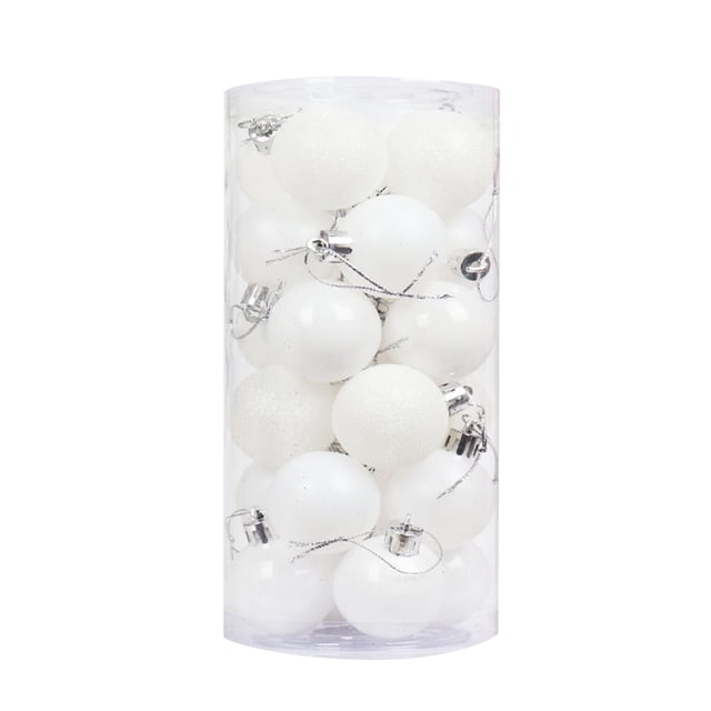 Fiudx Adornos Navideños, Plástico Irregularidades, Juego Decorativo Vibrante, Bolas Colgantes para Árbol Festividades, para Fiestas En Casa, Ideal para Toda La Familia, Tamaño Ideal 3 Cm.