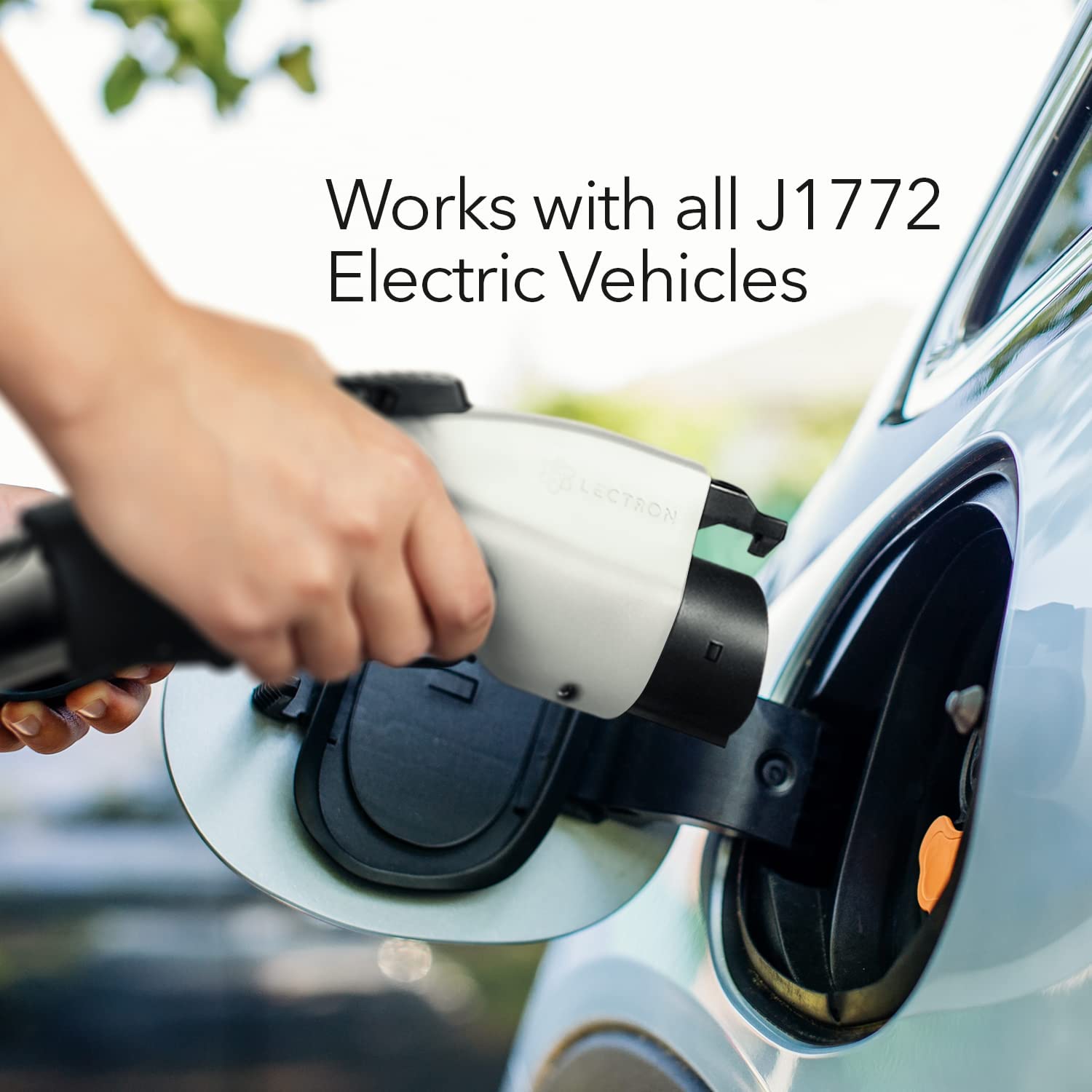 [Only For J1772 EVs ] Lectron - Tesla to J1772 Charging Adapter, Max 48A & 250V - Compatible with Tesla High Powered Connectors, Destination Chargers, and Mobile Connectors (White) - image 3 of 8