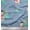 Dusty Blue, variant on Soimoi Grey Poly Georgette Fabric Snowman & Tree Christmas Printed Fabric 1 Yard 42 Inch Wide