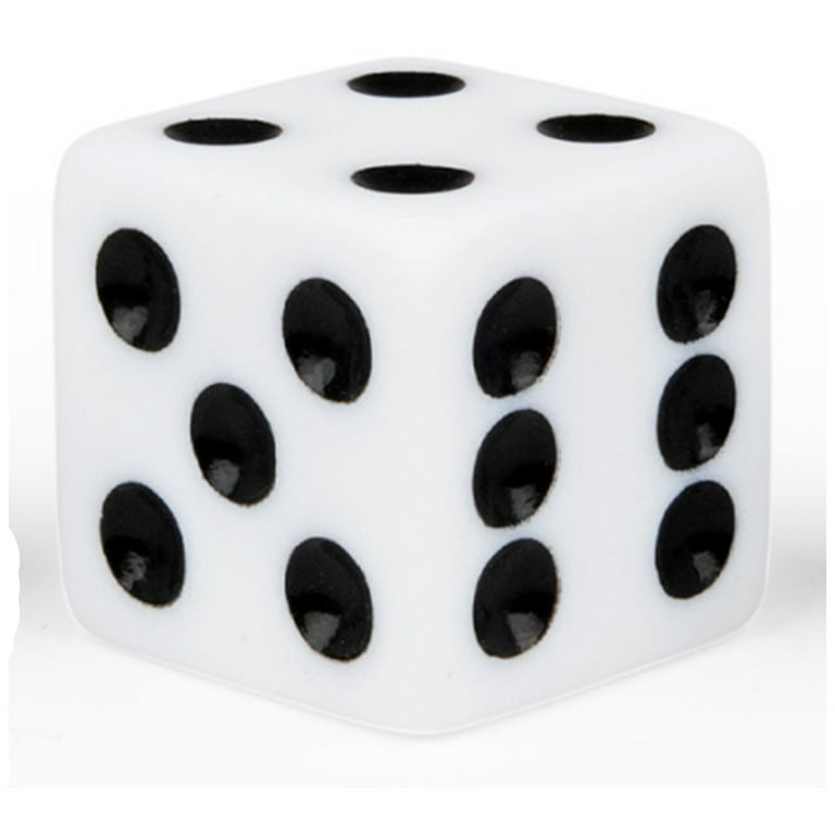 Cardinal 5-Pack Dice Set for Family Game Night, 6-Sided Plastic