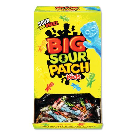 New Sour Patch Kids Fruit Flavored Candy  Grab-and-Go  240-Pieces/Box