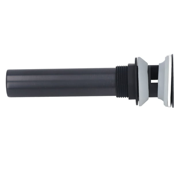 Basin Strainer, Non Overflow Basin Drain Stainless Steel Black For Bathtub